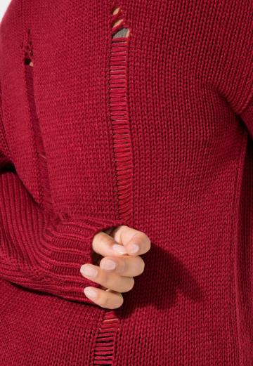 Длинный пуловер