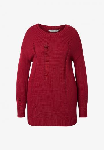 Длинный пуловер