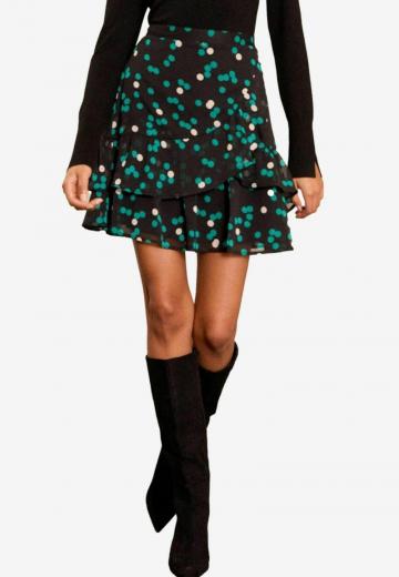 Юбка с воланами