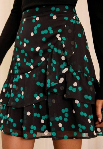 Юбка с воланами