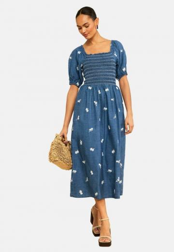 Джинсовое платье