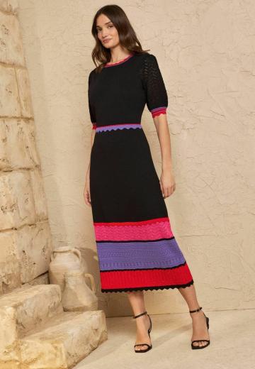 Вязаное платье