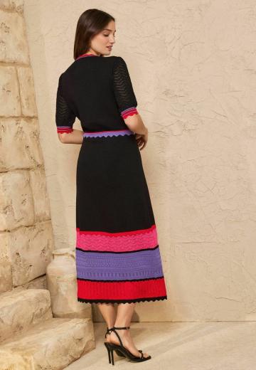 Вязаное платье