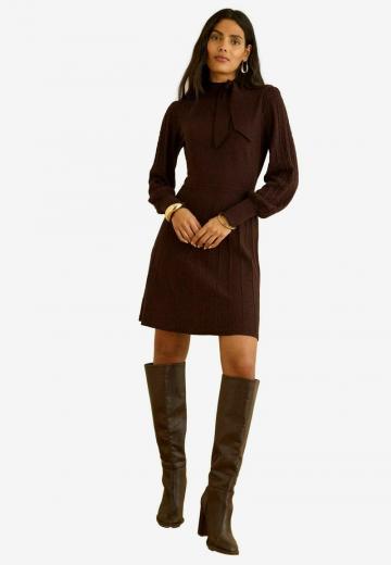 Вязаное платье