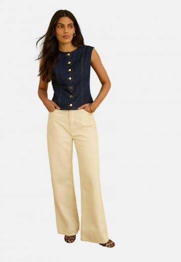 Джинсовая жилетка