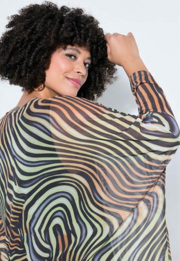 Длинная блузка