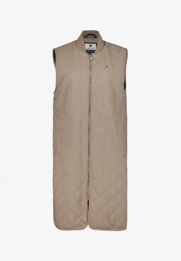 Длинный жилет