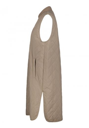 Длинный жилет