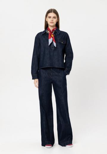 Джинсовая блузка