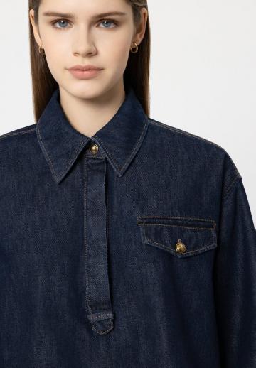 Джинсовая блузка