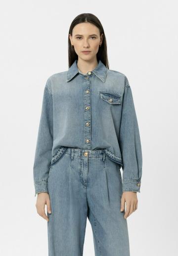Джинсовая блузка