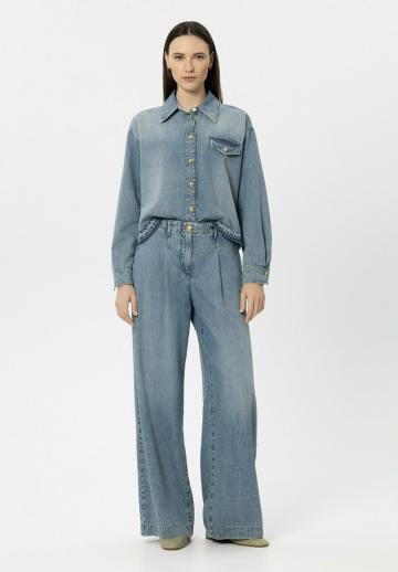 Джинсовая блузка