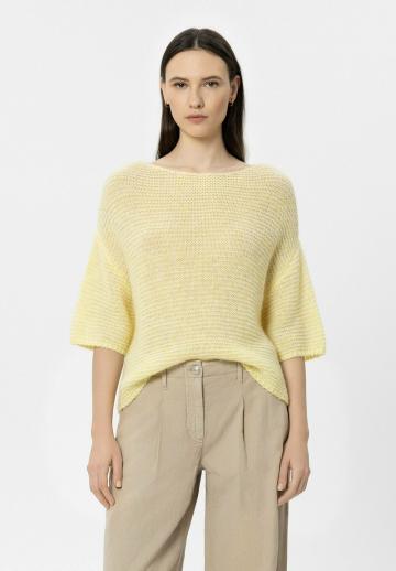 Пуловер с рукавом три четверти