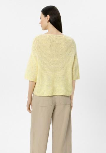 Пуловер с рукавом три четверти