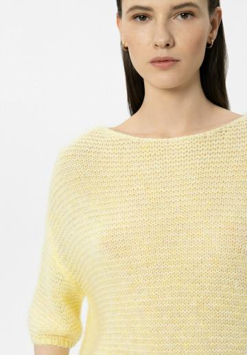 Пуловер с рукавом три четверти