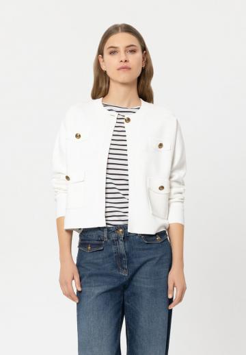 Блейзер с накладными карманами