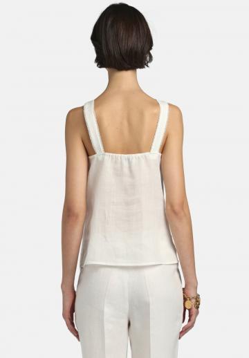 Блузка без рукавов