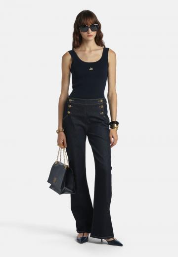 Клешеные джинсы