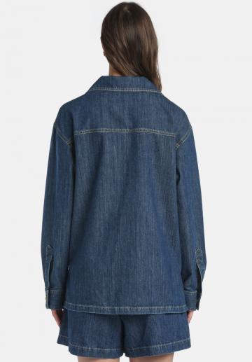 Джинсовая блузка