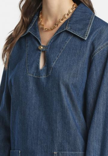 Джинсовая блузка