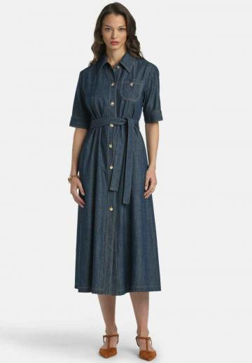Джинсовое платье
