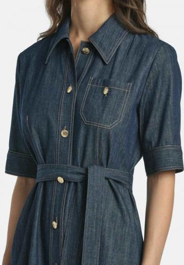 Джинсовое платье