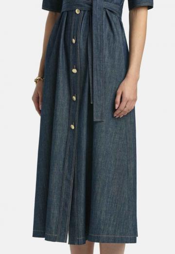 Джинсовое платье