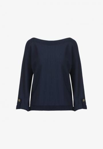 Пуловер с рукавом три четверти