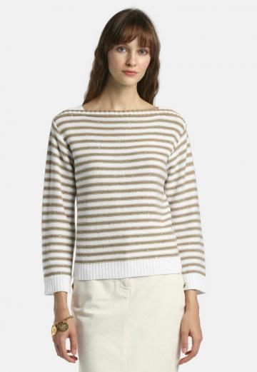 Пуловер с рукавом три четверти