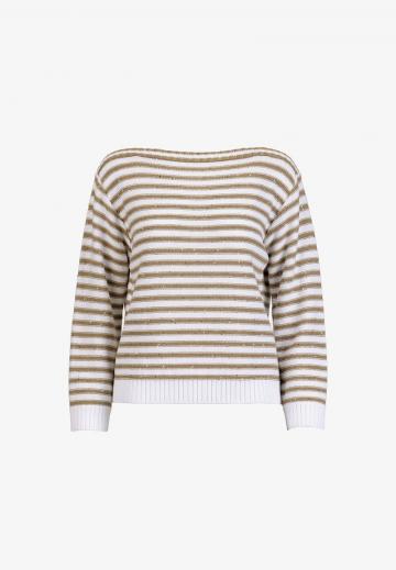 Пуловер с рукавом три четверти