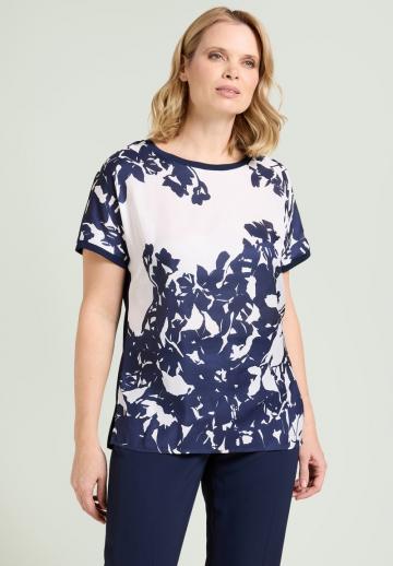 Атласная блузка