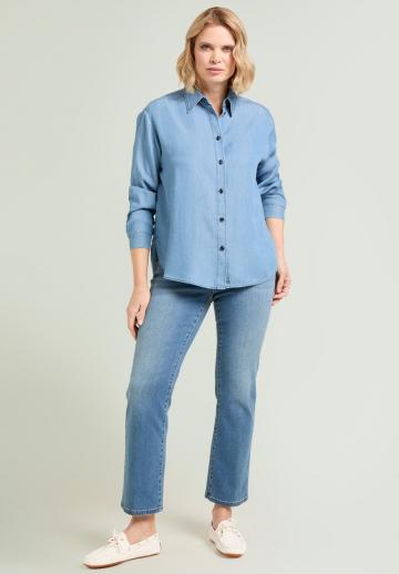 Джинсовая блузка