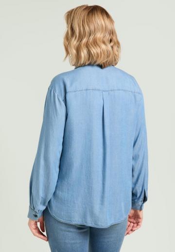 Джинсовая блузка