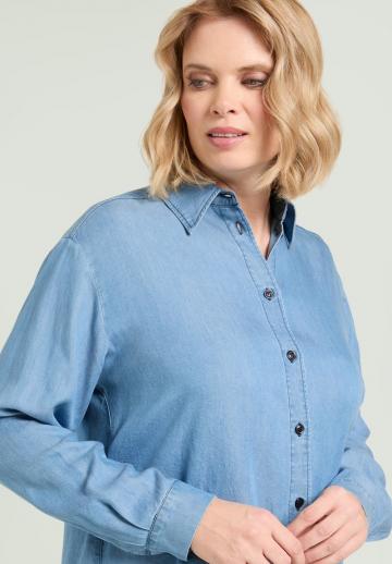Джинсовая блузка