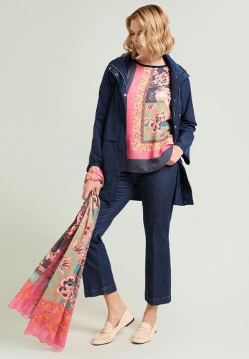 Майка с рукавом три четверти