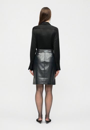 Кожаная юбка