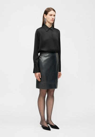 Кожаная юбка