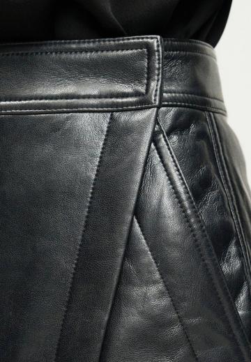 Кожаная юбка