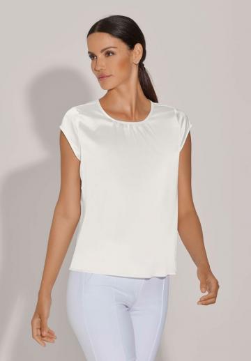 Атласная блузка