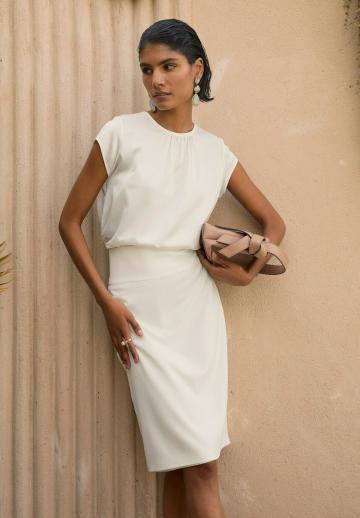 Атласная блузка