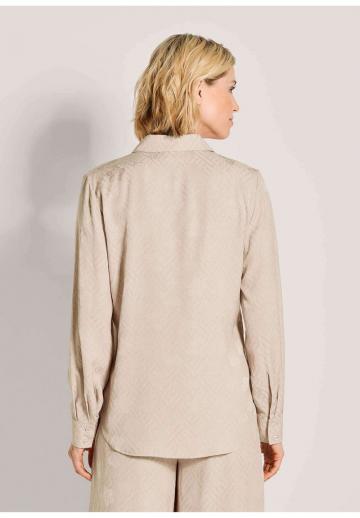 Атласная блузка