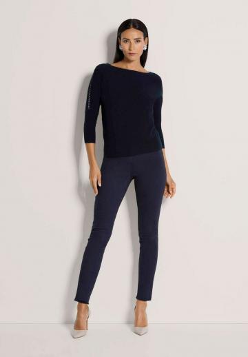 Пуловер с рукавом три четверти