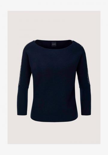 Пуловер с рукавом три четверти