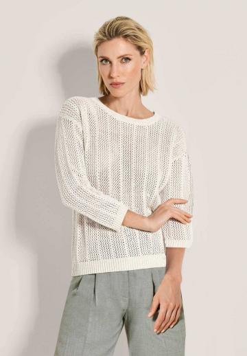 Пуловер с рукавом три четверти