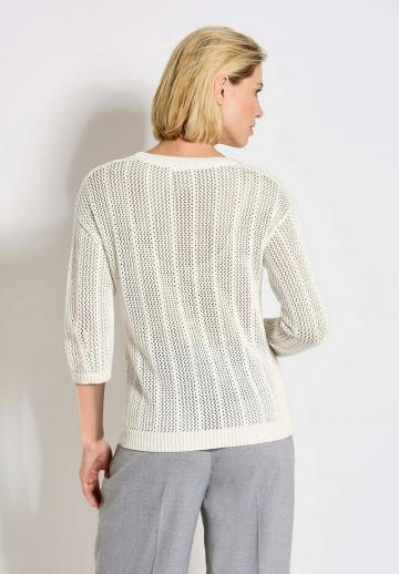 Пуловер с рукавом три четверти