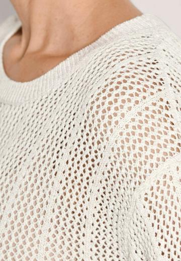 Пуловер с рукавом три четверти