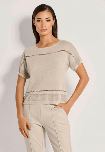 Пуловер с коротким рукавом