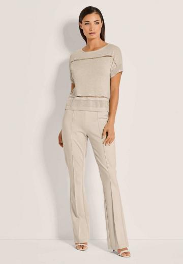 Пуловер с коротким рукавом