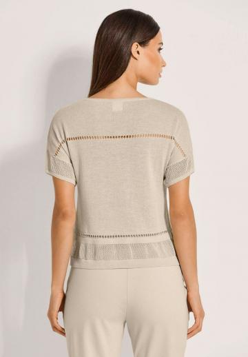 Пуловер с коротким рукавом