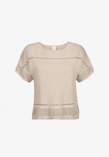 Пуловер с коротким рукавом